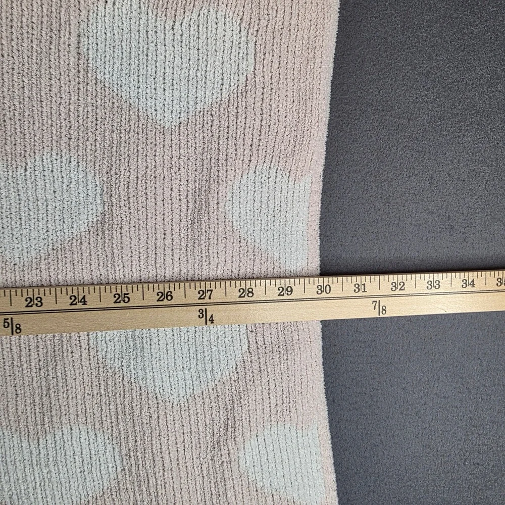 Living‎ Textiles Australia Heart Knit Baby Blanket Pink White Chenille Soft